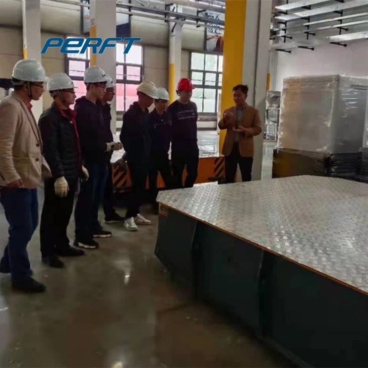 Mold Transfer Carts For Transformer Plant 30 Tons